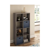 ClosetMaid Decorative Bookcase Open Back 8-Cube Storage Organizer