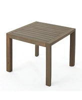Modern Acacia Wood Adirondack Chair with Water-Resistant Cushions