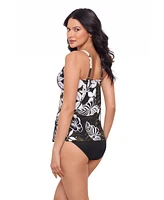 Miraclesuit Women's Elle Dorado Love Knot Dd Tankini Top