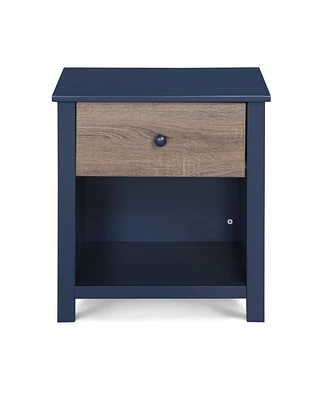1-Drawer Nightstand – Modern Bedside Table with Storage Drawer
