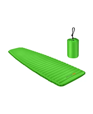 3 Inch Thick Inflatable Waterproof Camping Sleeping Pad-Green