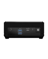 Msi Cubi N Adl S-055BUS Mini Barebone Desktop Computer, Intel Celeron N100 1.8GHz, Ram, Storage and Os Not Included, Black