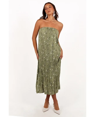 Petal and Pup Women's Sylvie Strapless Midi Dress