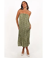 Petal and Pup Women's Sylvie Strapless Midi Dress