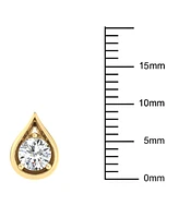 Diamond Teardrop Shape Stud Earrings (5/8 ct. t.w.) in 14k Gold