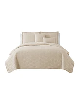 Nestl Ellipse Embossed -Pc. Quilt Set