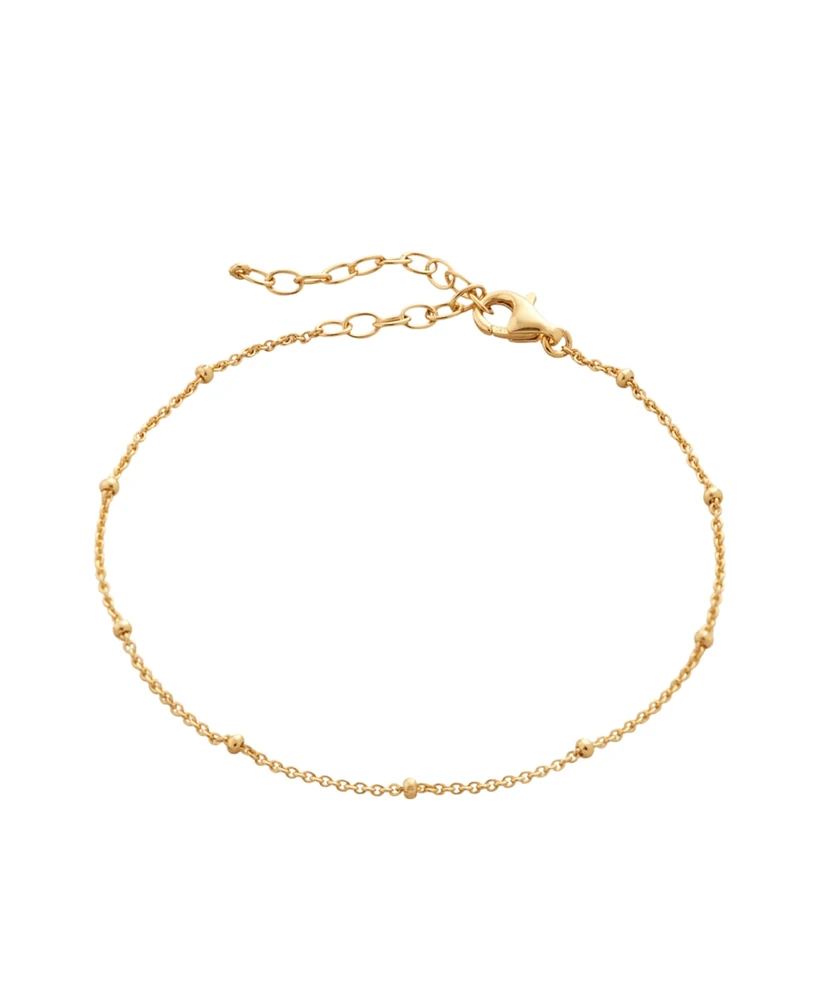 Spero London Fine Beaded Chain Bracelet Satellite Sterling Silver