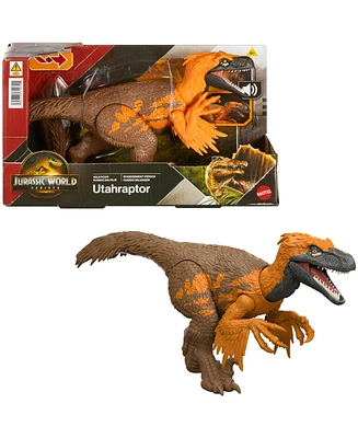 Jurassic World Rebirth Wild Roar Utahraptor Dinosaur Toy