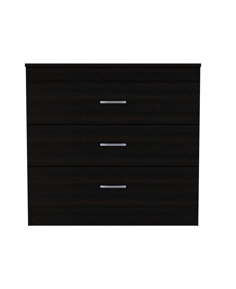 Wooden Three Drawer Dresser for Bedroom and Closet Storage