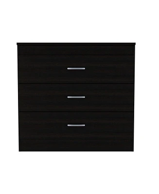 Wooden Three Drawer Dresser for Bedroom and Closet Storage