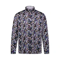 Luchiano Visconti Men's Multicolor Paisley Print shirt