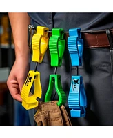 Work Glove Clips, 3 Pcs, 360° Rotating, Spring-Loaded