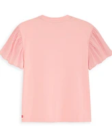 Scotch & Soda Big Girls Denim Group Stretch T-Shirt