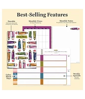 Large Undated Pencils Teacher & Homeschool Lesson Planner