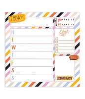 Super Stripe Weekly Square Schedule Pad