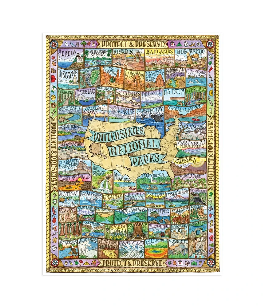 1000 Piece National Parks Jigsaw Puzzle