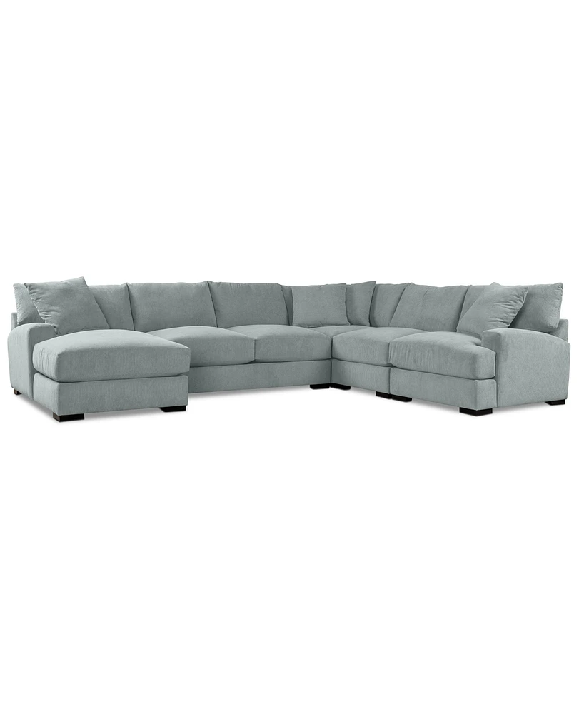 Rhyder -Pc. Fabric Chaise Sectional