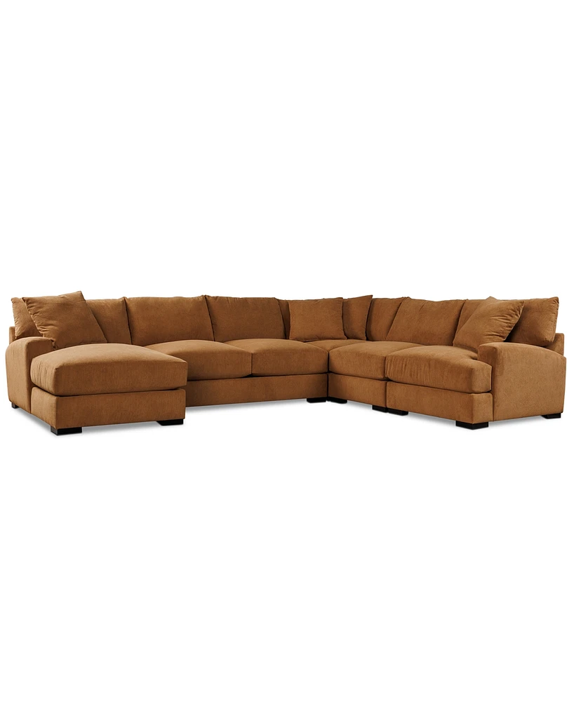 Rhyder -Pc. Fabric Chaise Sectional