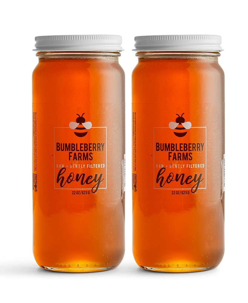Bumbleberry Farms Raw Clover Honey Set of 2