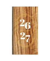 2026-2027 Classic Oak Small Monthly Pocket Planner