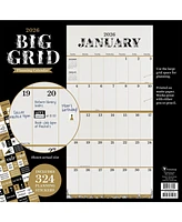 2026 Big Grid-Floral Wall Calendar