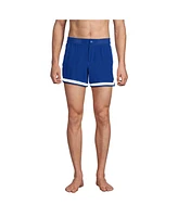Lands' End Men's 5" Quick Dry Striped Pull on Board Short