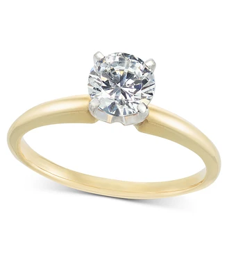 Diamond (1 ct. t.w.) Engagement Ring 14K White, Yellow or Rose Gold