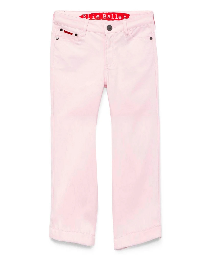 Elie Balleh Big Boys Slim Fit 5 Pocket Twill Pants