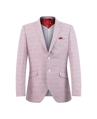 Elie Balleh Toddler Pink Slim Fit Melange Jacket