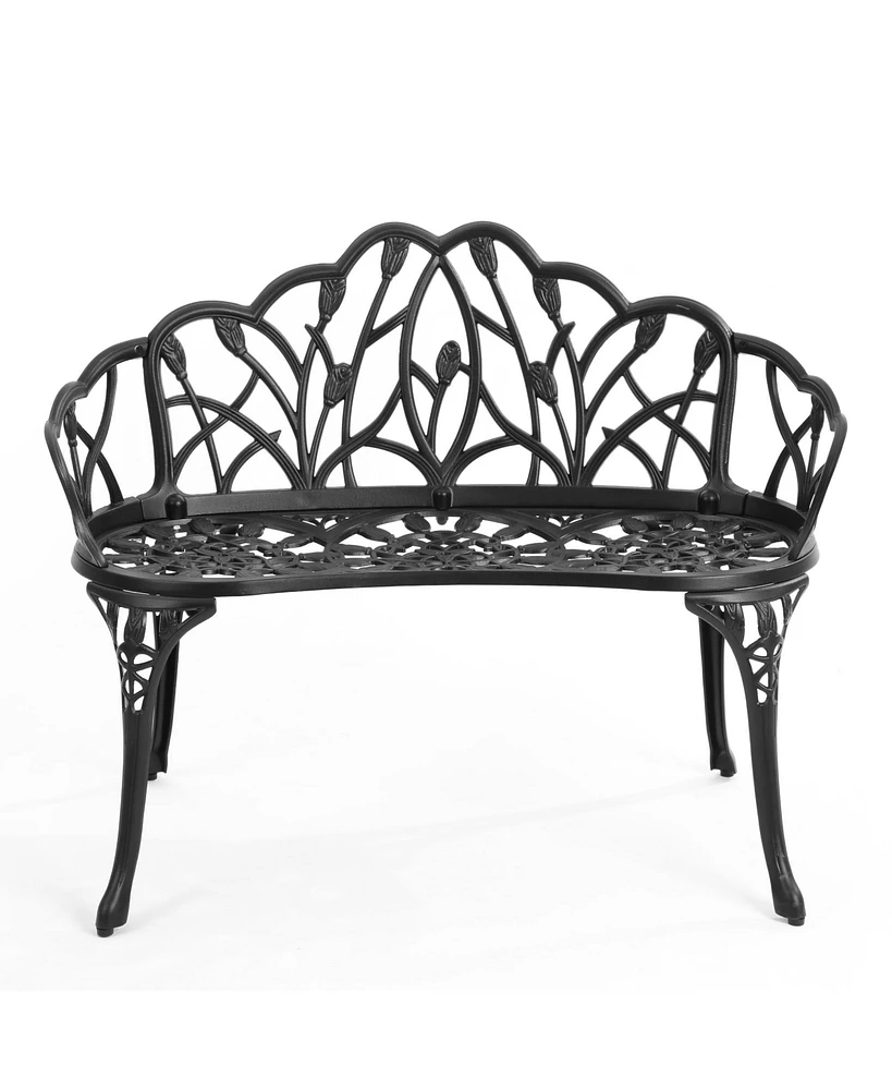 Mondawe Cast aluminium bench