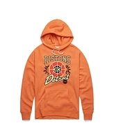 Homage Men's and Women's Orange Detroit Pistons Hometown Edition Tri-Blend Raglan Pullover Hoodie