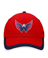 Fanatics Men's Red Washington Capitals Defender Adjustable Hat
