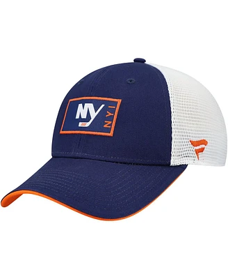 Fanatics Men's Royal New York Islanders Authentic Pro Rink Trucker Adjustable Hat