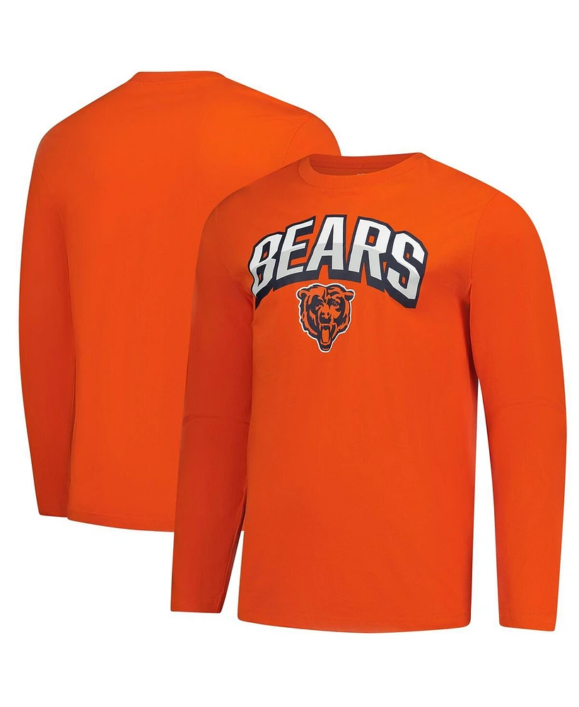 Fanatics Men's Orange Chicago Bears Long Sleeve T-Shirt