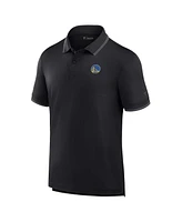Fanatics Men's Black Golden State Warriors Front Office Pique Polo Shirt