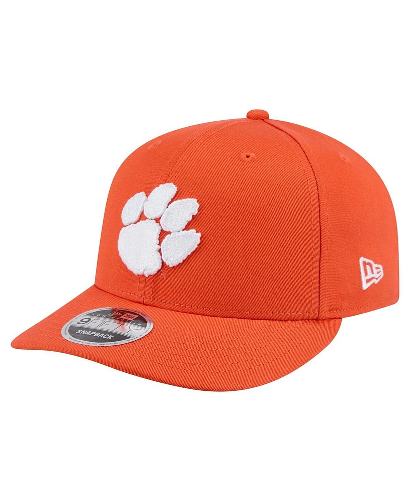 New Era Men's Orange Clemson Tigers Low Profile 9FIFTY Snapback Hat