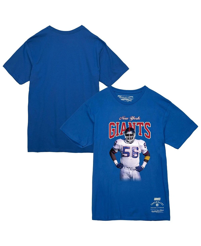 Mitchell & Ness Men's Lawrence Taylor Royal New York Giants Sideline Retired Player T-Shirt