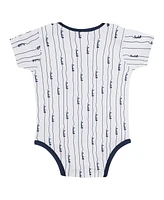 Outerstuff Baby Boys and Girls New York Yankees Play Ball Bodysuit Set, 2-Pack