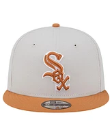 New Era Men's Khaki/Brown Chicago White Sox Color Pack Two-Tone 9FIFTY Snapback Hat