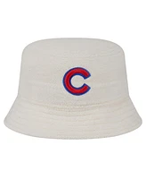 New Era Women's White Chicago Cubs Chrome Cozy Bucket Hat