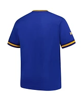 Mitchell & Ness Men's Royal Milwaukee Brewers Big Tall V-Neck T-Shirt