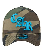 New Era Men's Camo Carolina Panthers Mystic Camo A-Frame 9FORTY Adjustable Hat