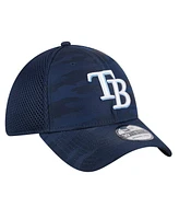 New Era Men's Navy Tampa Bay Rays Subtle Camo 39THIRTY Flex Hat