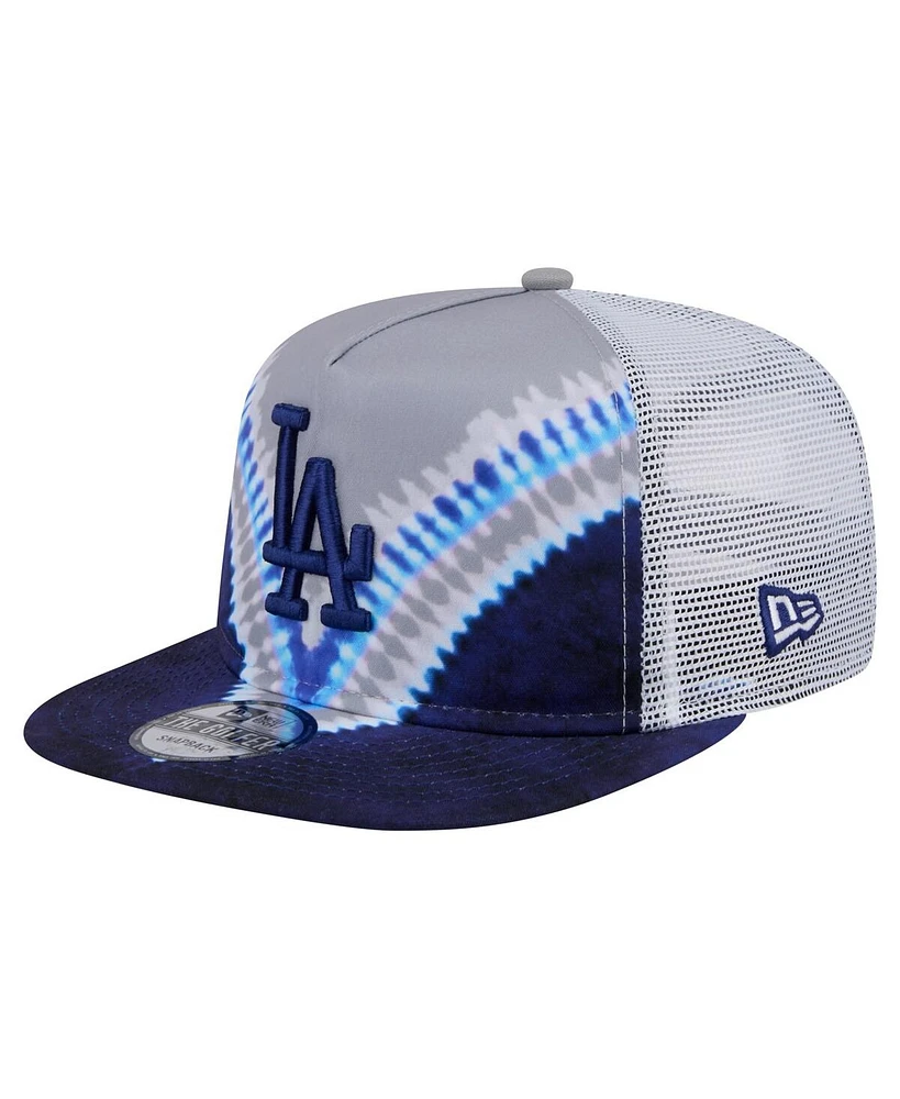 New Era Men's Los Angeles Dodgers Tie-Dye Golfer Trucker Adjustable Hat