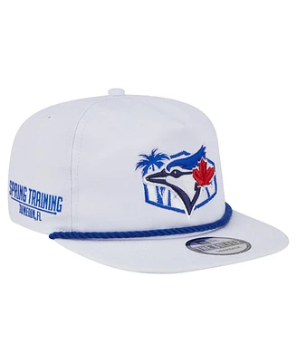 New Era Men's White Toronto Blue Jays Palm Golfer Snapback Hat
