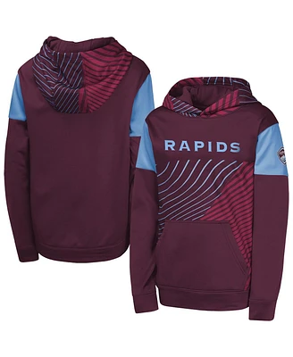 Outerstuff Big Boys and Girls Burgundy Colorado Rapids Unbeatable Pullover Hoodie