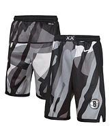 Nike Big Boys and Girls Black Brooklyn Nets 2024/25 City Edition Swingman Performance Shorts