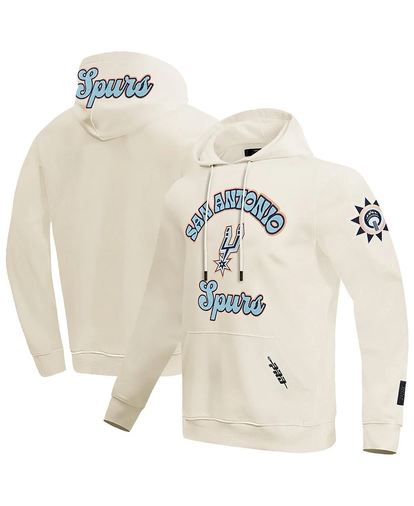 Pro Standard Men's Cream San Antonio Spurs 2024/25 City Edition Pullover Hoodie