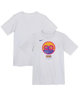Nike Preschool White Colorado Rockies 2025 City Connect Logo T-Shirt