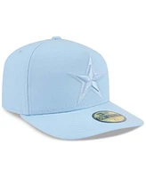 New Era Men's Light Blue Dallas Cowboys Color Pack A-Frame 59FIFTY Fitted Hat